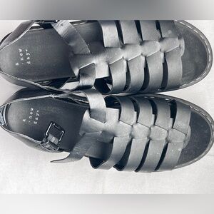A New Day Black Woven Sandals women’s